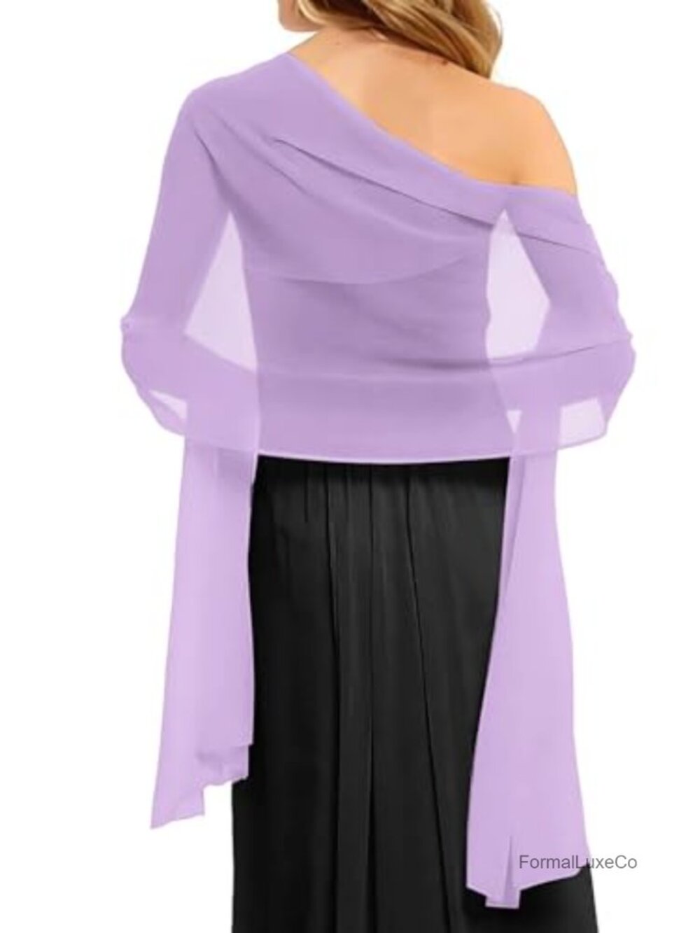 Chiffon Shawl Wrap Evening Dress Cover Up Sheer Scarf